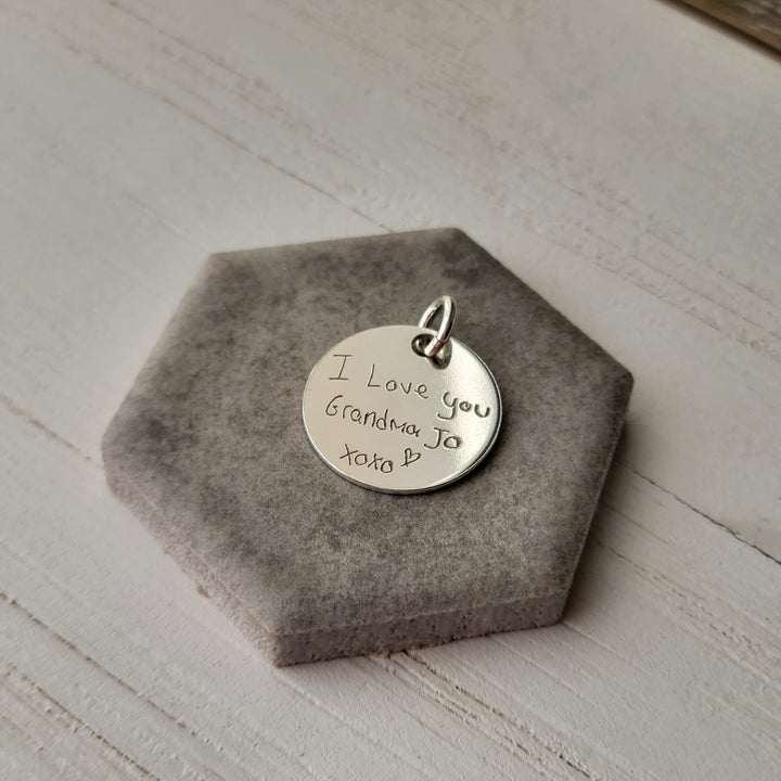 Sterling Silver Kids Drawing Necklace