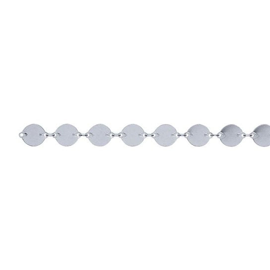 Sterling Silver 5.5mm Circle Link Chain